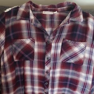Established 1962 long sleeve button down plaid